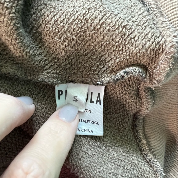 Pistols Cropped Animal Print Ling Sleeve Sweatshirt - Picture 7 of 7